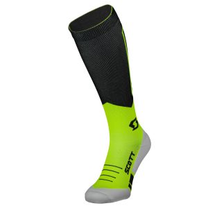 جوراب رانینگ تریل رانینگ آر سی کامپرشن اسکات - SCOTT RC COMPRESSION SOCK رنگ white yellow