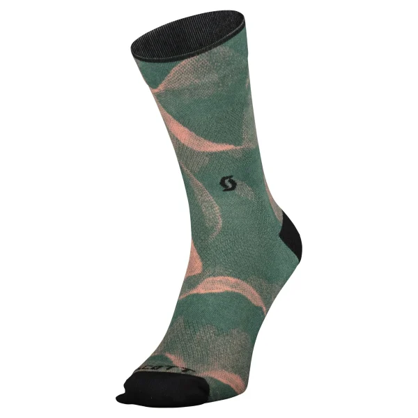 جوراب رانینگ دوی کوهستان ورتیک کرو اسکات - SCOTT TRAIL VERTIC CREW SOCK رنگ smoked green